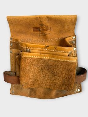Vintage Sears Craftsman Suede and Leather Tool Belt